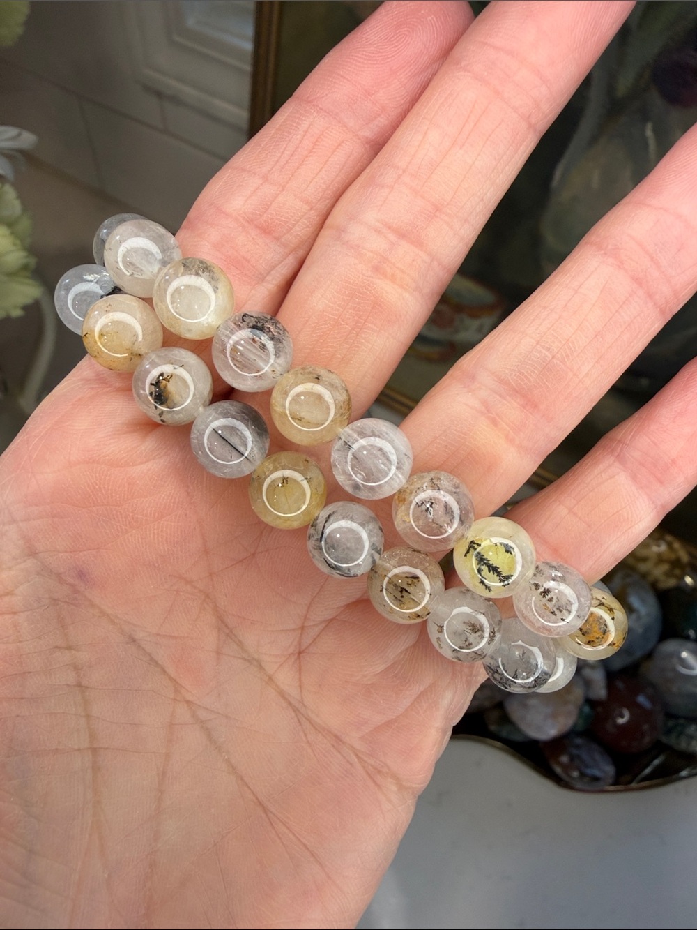 Dendritic Quartz Bracelet (listing is for 1): B1290